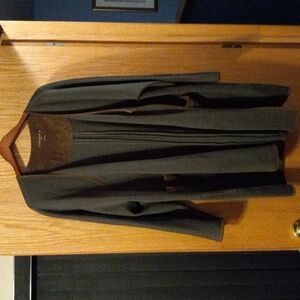 Womens soft surroundings cardigan sweater pockets long sleeve 1X 25 armpit